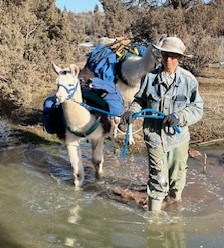 BLT Agate is an enthusiastic hiker.